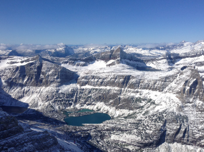 Glacier National Park mountains